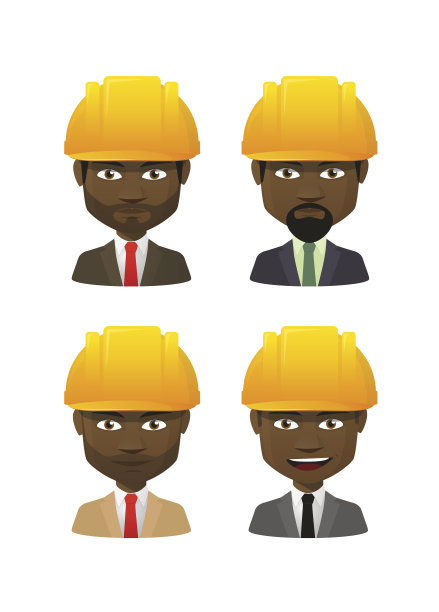 卡通男性工作头像设置图片下载