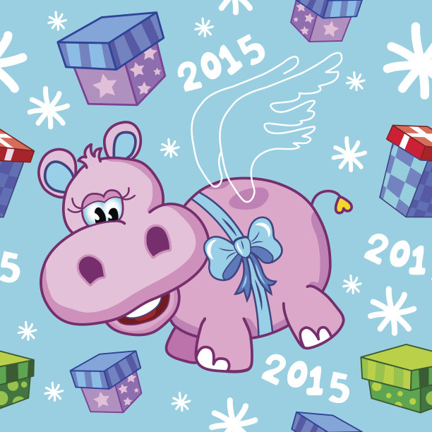 矢量模式,河马图片下载