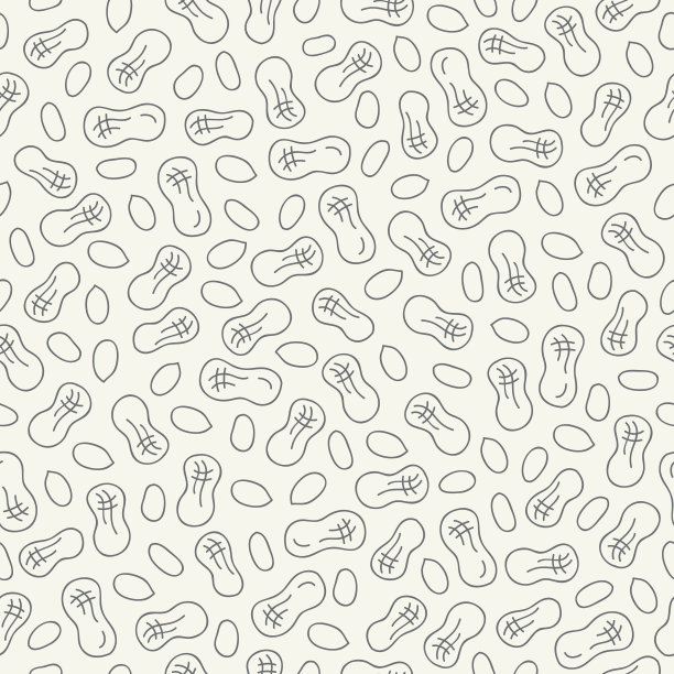 花生无缝图案图片下载