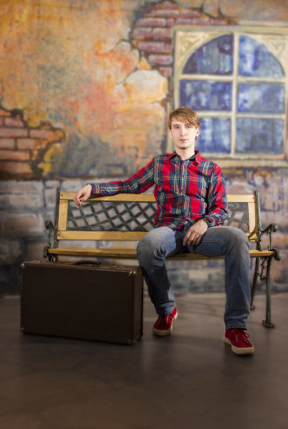 一个白人的肖像图片下载