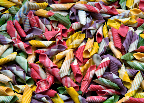 颜色的意大利pasta_01图片下载