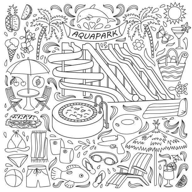 Aquapark涂鸦集图片下载