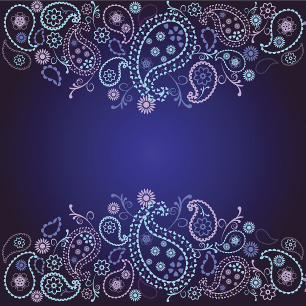 美丽的背景与佩斯利图片下载