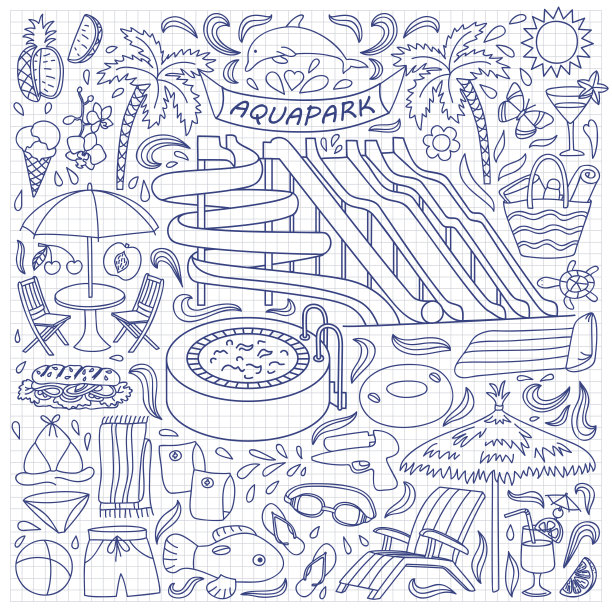 Aquapark涂鸦集图片下载