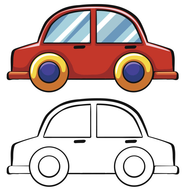 涂鸦的车图片下载