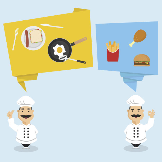 厨师谈论食物图片下载