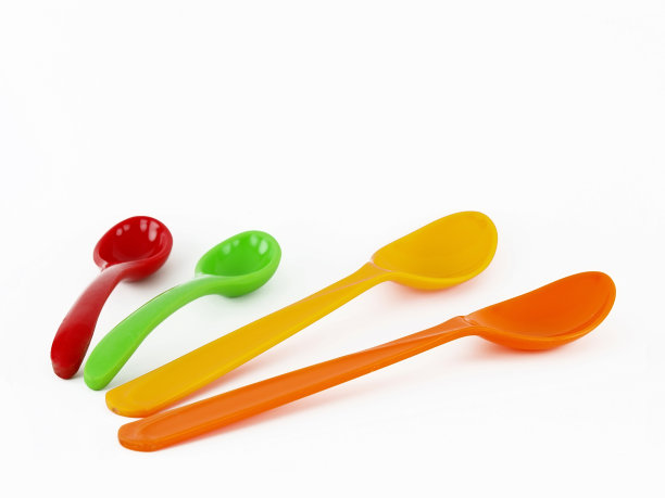 色彩斑斓的勺子图片下载