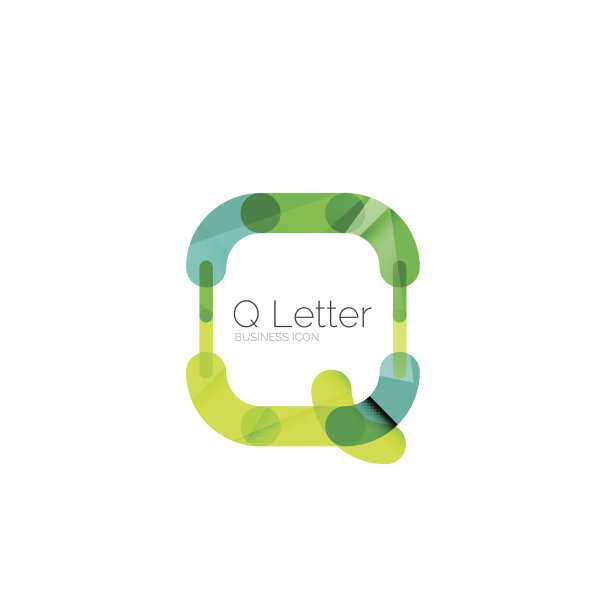 简约Q字体或字母图标设计图片下载