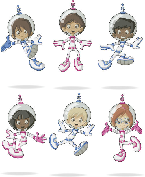 宇航员卡通人物图片下载