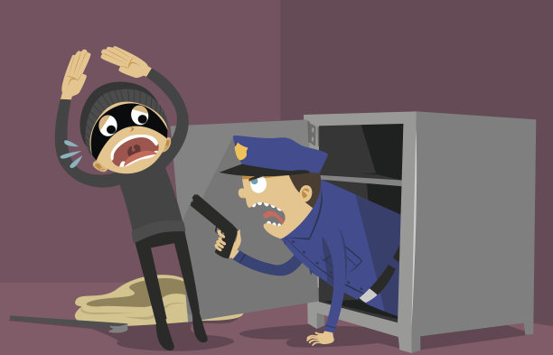 小偷和警察图片下载