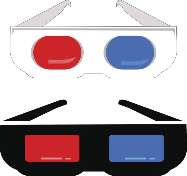 3 d眼镜图标图片下载