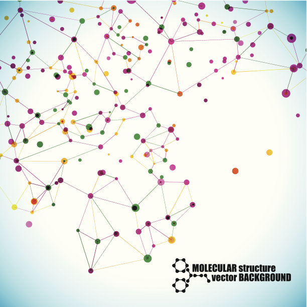 美丽的分子结构图片下载