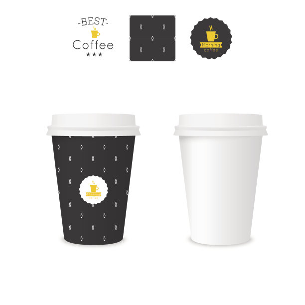 有质感的咖啡纸杯图片下载