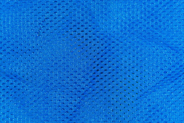 蓝色网格织物作为背景图片下载