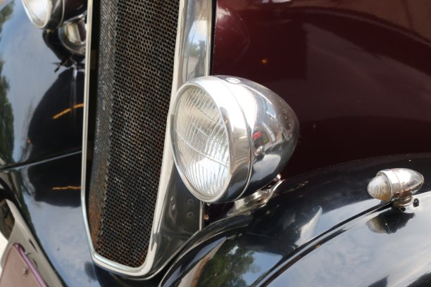 古董车前灯图片下载