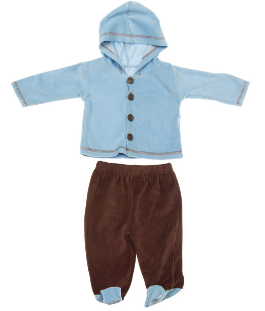 孩子们的衣服被隔离在白色上图片下载