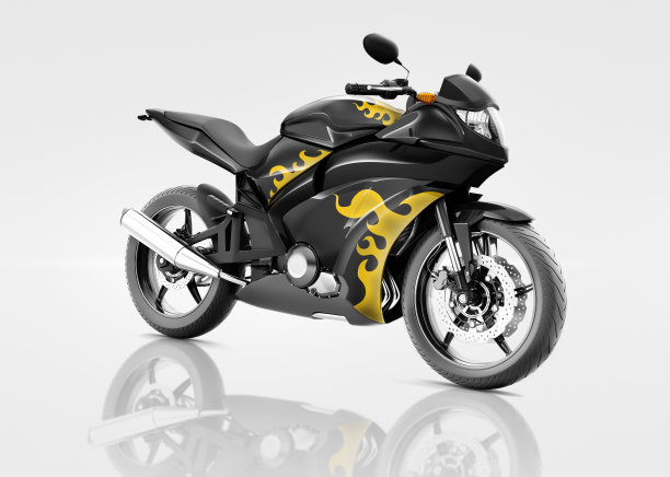 摩托车摩托车骑骑骑手当代黑色概念图片下载