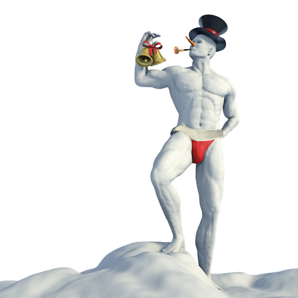 性感的雪人图片下载