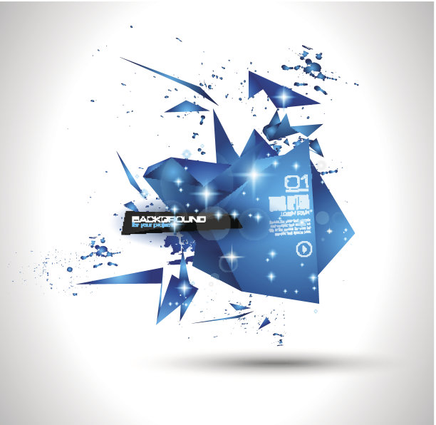 抽象的现代政治背景的小册子和封面图片下载