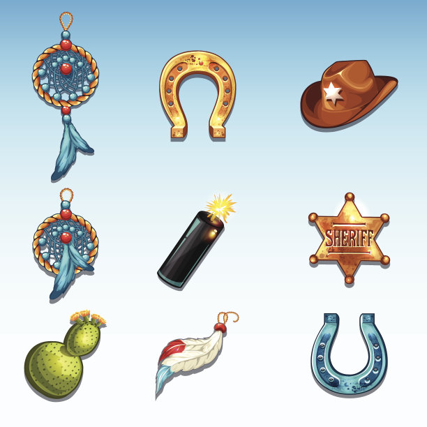 物品狂野西部电脑游戏三连冠图片下载