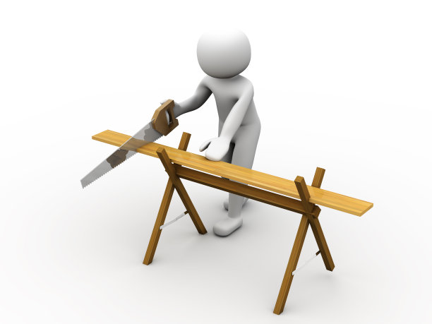 3d人使用锯子图片下载