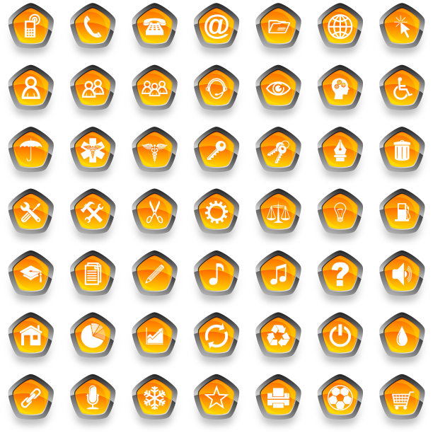 五角大楼网页图标集图片下载