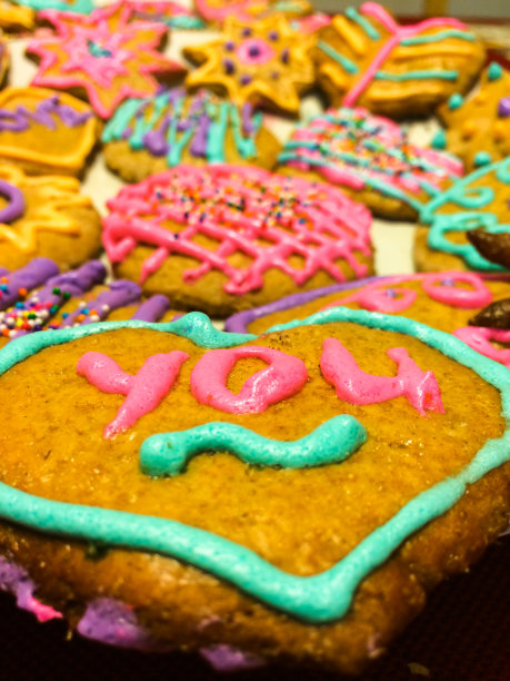 手工制作的情人饼干图片下载