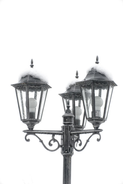 三个路灯图片下载