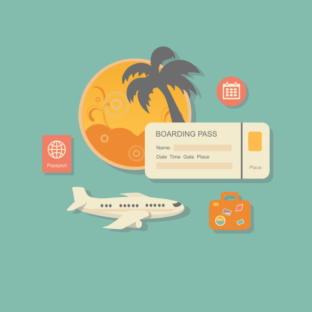 风格现代插画概念规划一个暑假图片下载