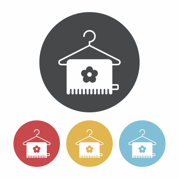 毛巾图标图片下载