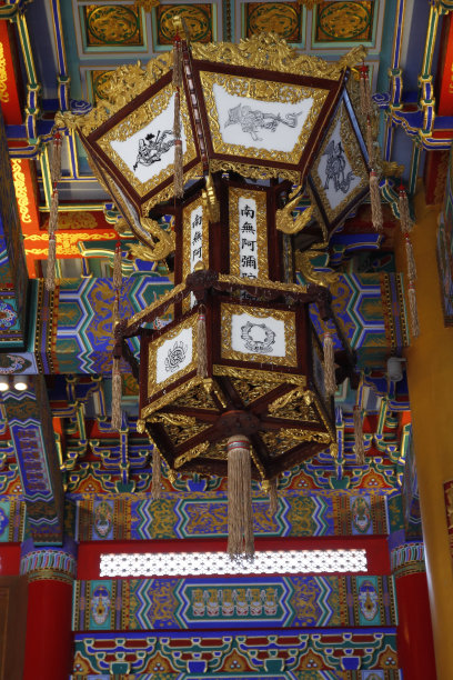 中国的天花灯图片下载