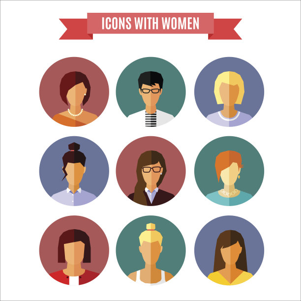 一组头像图标图片下载