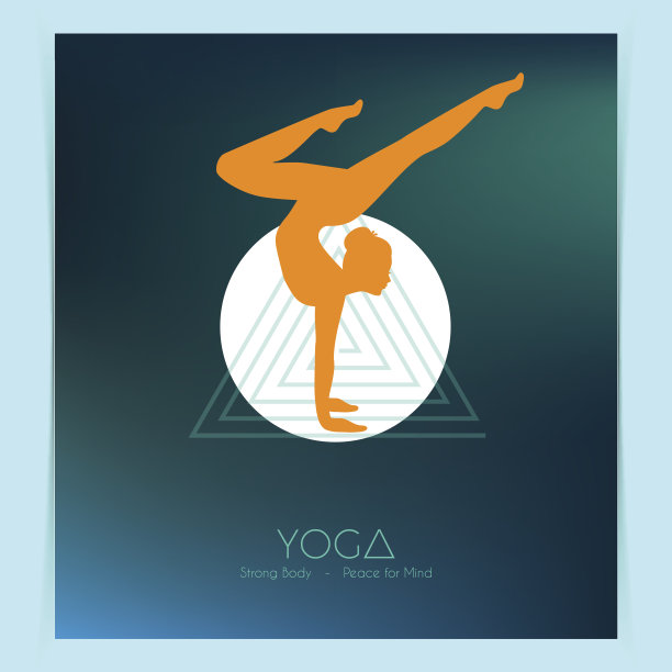 做瑜伽体式的女人，飞行员图片下载