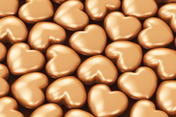 金色的心图片下载