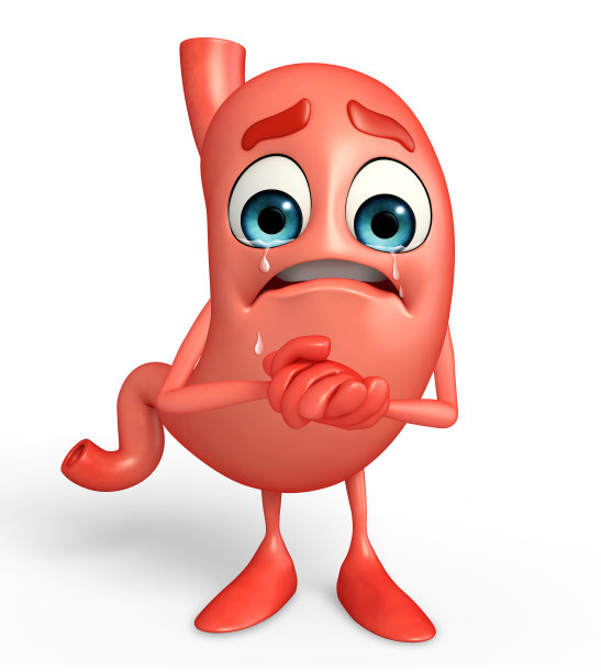 卡通人物的肚子与承诺姿态图片下载