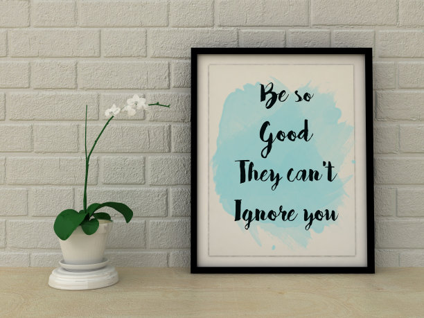 鼓舞人心的励志名言：优秀到不容忽视图片下载