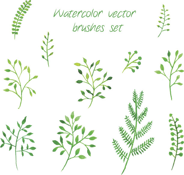 叶子矢量图素材ID：126511678