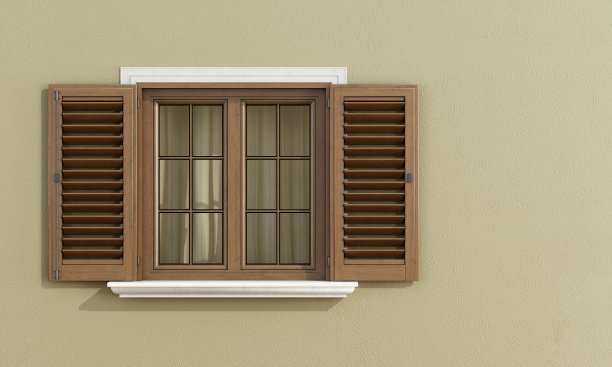 木窗的细节图片下载