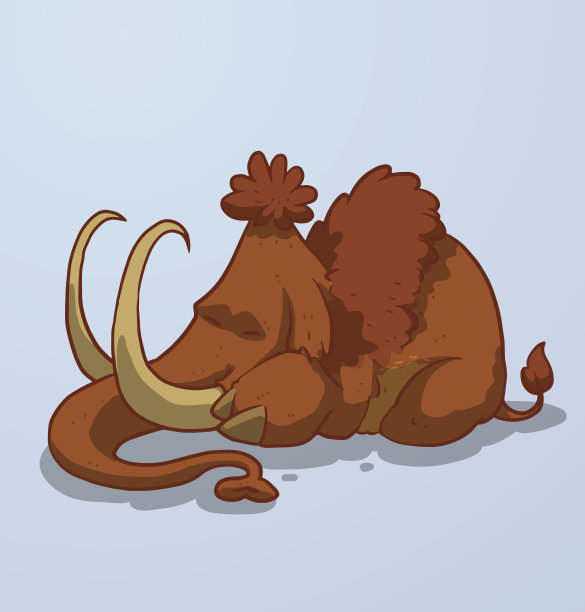 猛犸,睡觉图片下载