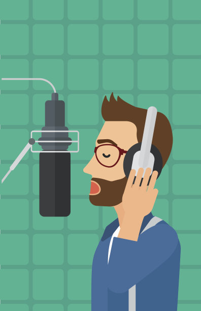 歌手做记录图片下载