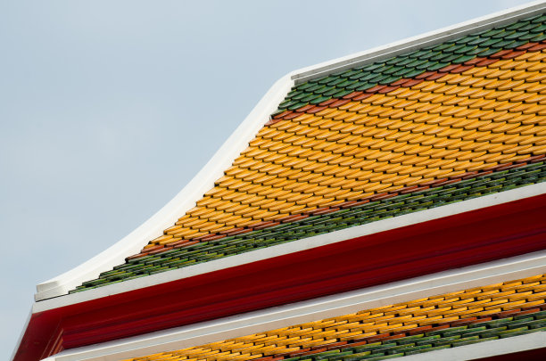 泰国寺庙的屋顶图片下载