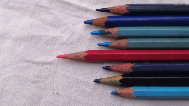 特殊-彩色铅笔-领先的概念图片下载