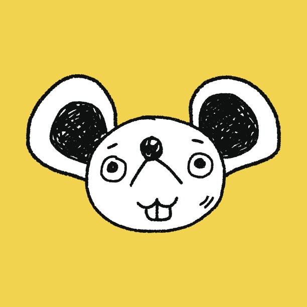 涂鸦的鼠标图片下载