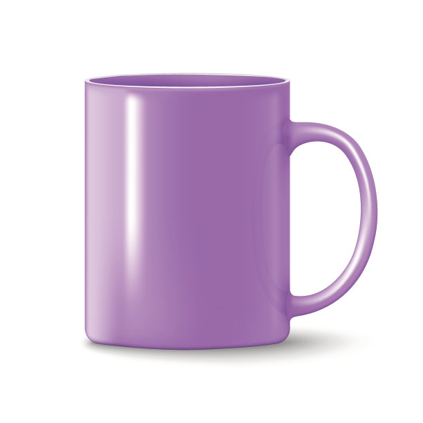 逼真的粉红色杯子图片下载