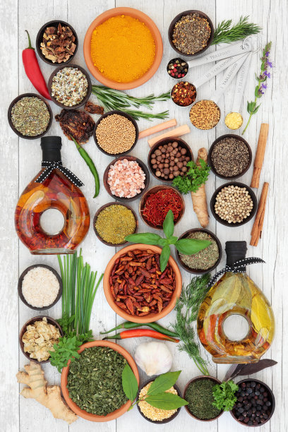 草药和香料的选择图片下载