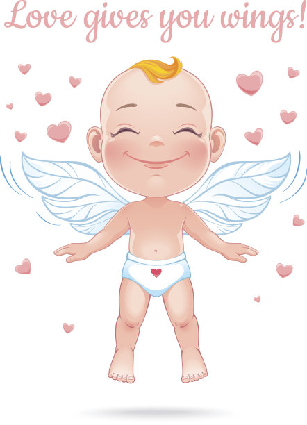 小幸福的丘比特图片下载