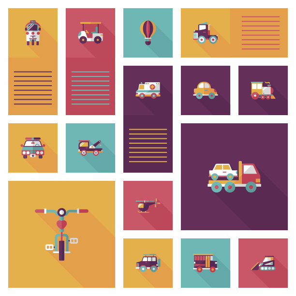 交通ui平面设计背景设置，eps10图片下载