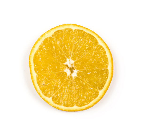 橙色片孤立在白色上图片下载
