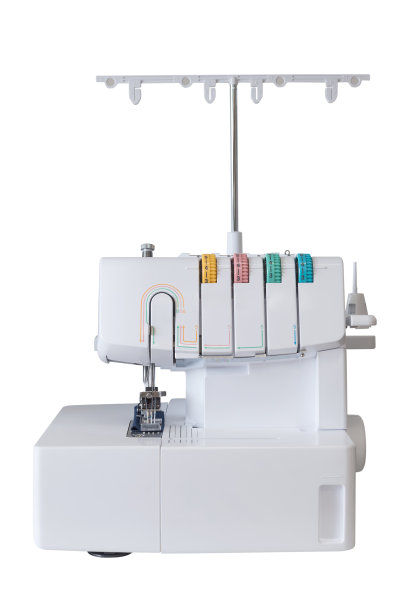 缝纫机孤立在白色背景上图片下载