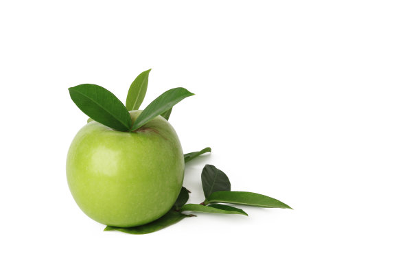 青苹果孤立图片下载